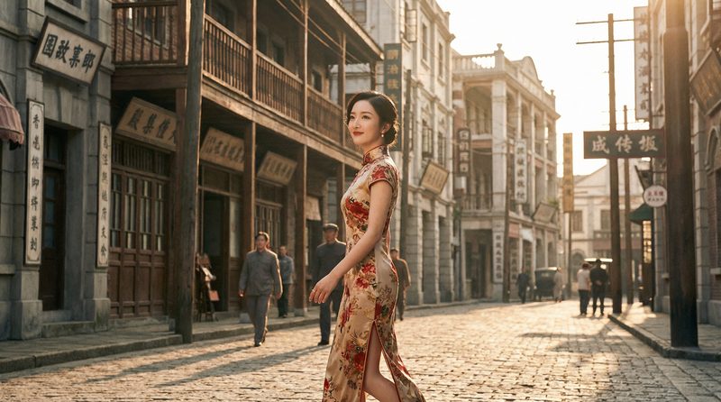 泄密名场面-旗袍漫步