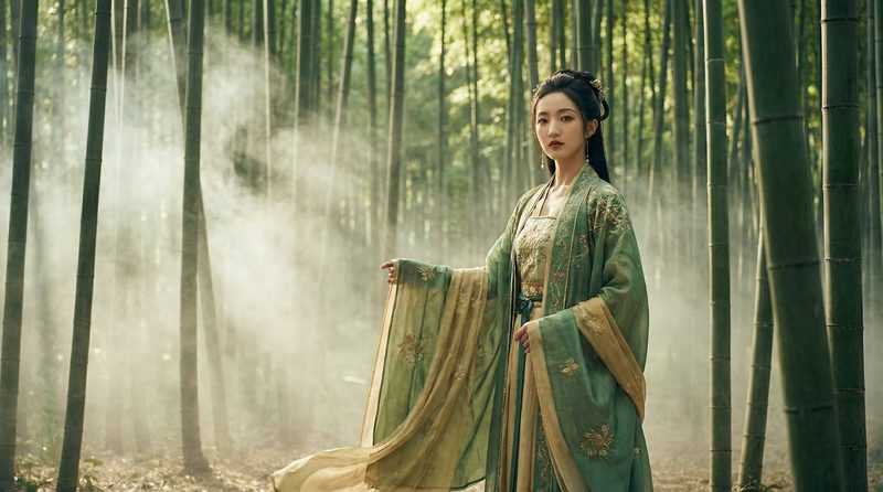 泄密经典镜头-竹林剑舞